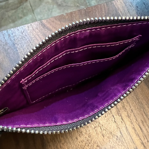 Coach Wristlet with Silver Hardware - Picture 5 of 5